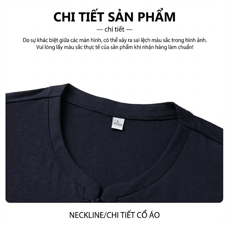 Áo Khoác Dáng Ngắn Nam Khóa Kéo Cổ Bẻ Phong Cách Công Sở Màu Đen, Xám, Xanh Navy chi tiết 18
