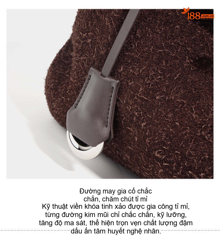 Túi Tote Nữ Da Mờ Sức Chứa Lớn Đeo Vai, Xách Tay Công Sở Màu Nâu, Xanh chi tiết 12
