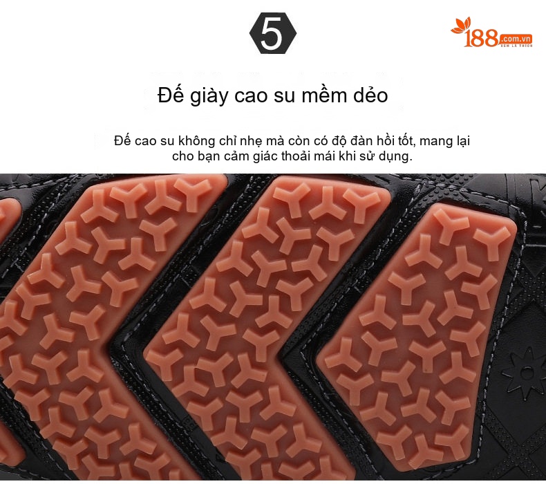 Giày Lười Nam Da Thật Cao Cấp Chiều Cao Đế Khoảng 2cm Màu Đen, Trắng, Xanh Navy chi tiết 14