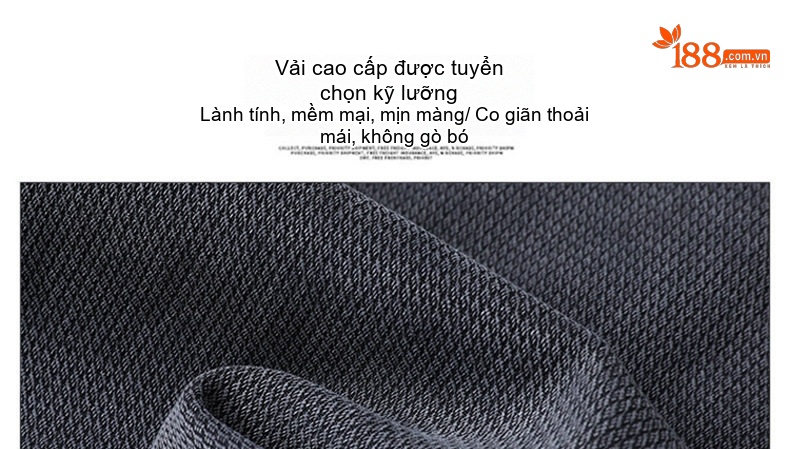 Quần Jean Ống Suông Nam Lyocell Dáng Rộng Thoải Mái Màu Xám, Nâu, Xanh Dương, Đen chi tiết 5