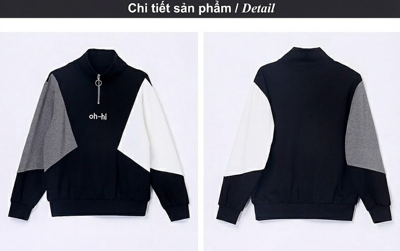 Bộ Đồ Nữ Thu Đông Áo Hoodie Quần Jogger Bo Gấu Phong Cách Thời Trang Trẻ Trung Màu Đen, Xám, Trắng chi tiết 35