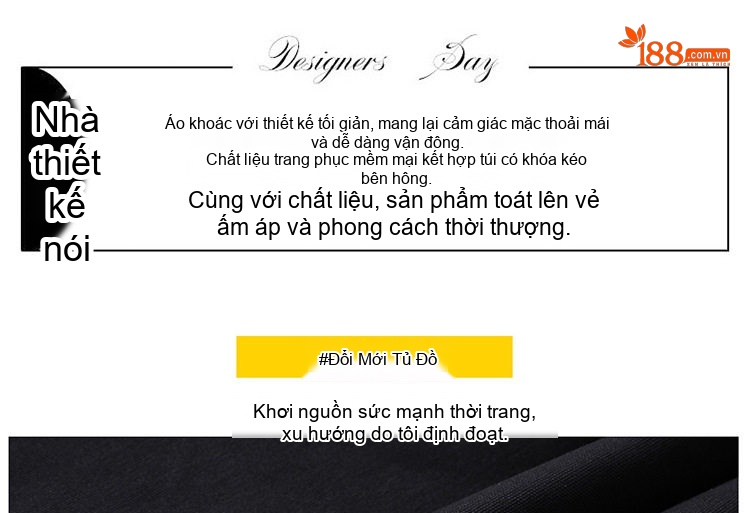 Áo Khoác Nam Cotton Dáng Ôm Lót Lông Dày Dặn Màu Đen, Đỏ, Xanh Rêu, Vàng Be chi tiết 2