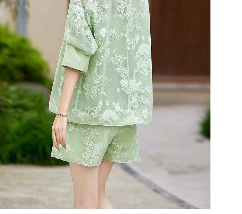 Bộ Quần Áo Nữ Mùa Hè Phong Cách Trung Hoa Thêu Hoa Nhỏ Nhắn chi tiết 25
