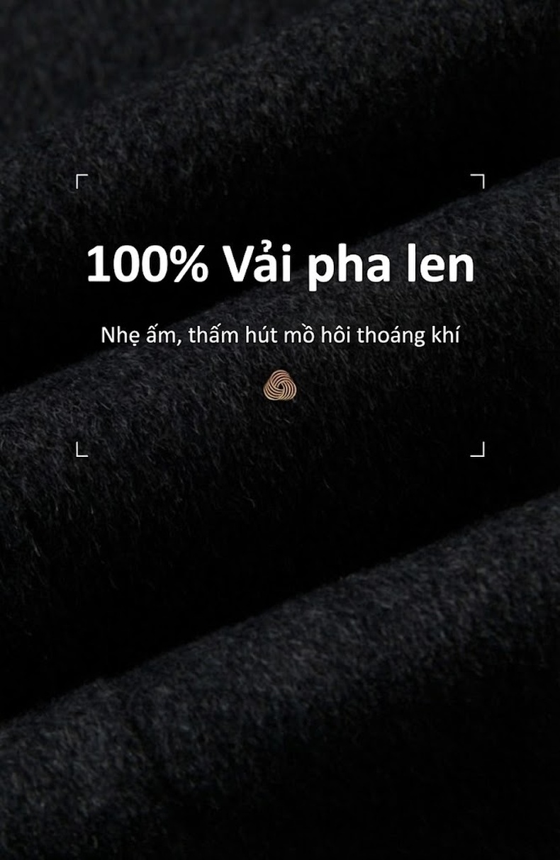 Áo Khoác Bomber Nam 100% Lông Cừu Dáng Ngắn Lót Lông Vũ Dày Dặn Màu Nâu, Đen, Xám chi tiết 4