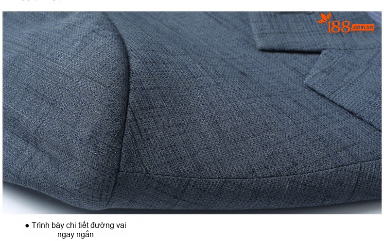 Áo Vest Nam Trung Niên Vải Dệt Kim Phong Cách Doanh Nhân Màu Xám Xanh chi tiết 16