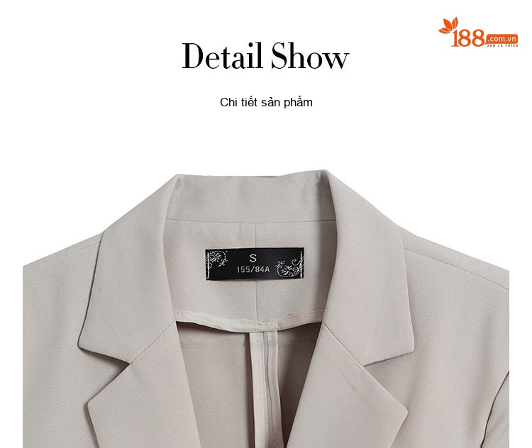Bộ Vest Công Sở Nữ Tay Lỡ Màu Hồng chi tiết 66