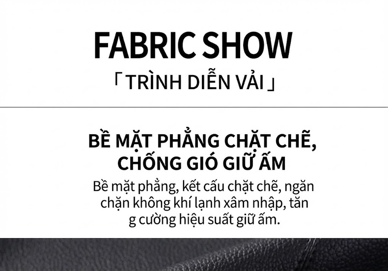 Áo Khoác Da Nam Lót Lông Dáng Ngắn Cổ Trụ Phong Cách Doanh Nhân Màu Đen, Xám, Nâu chi tiết 2