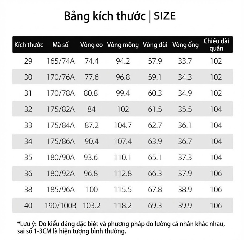 Quần Tây Nam Ống Suông Vừa Vặn Thoải Mái Màu Đen, Xám chi tiết 6