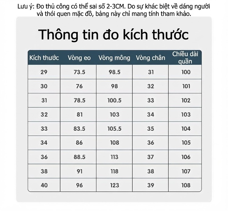 Quần Jean Nam Vải Cao Cấp Co Giãn Dáng Suông Basic Màu Xanh Đậm, Xanh Nhạt, Đen chi tiết 5