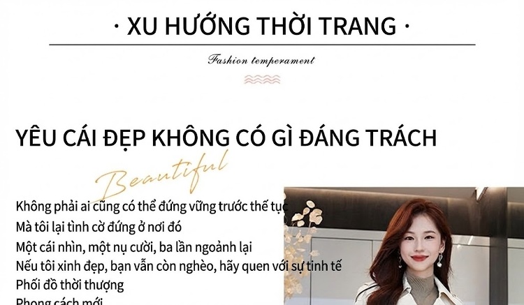 Áo Khoác Mangto Nữ Dáng Dài Thắt Eo Màu Be, Đen, Nâu chi tiết 5