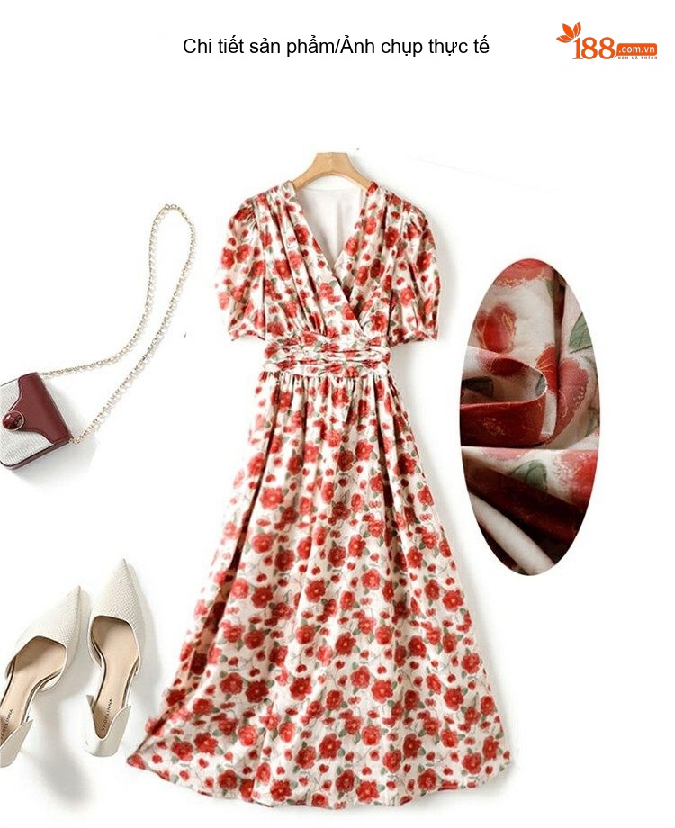 Sandal xỏ ngón nữ đế bệt phong cách vintage mũi tròn chi tiết 5
