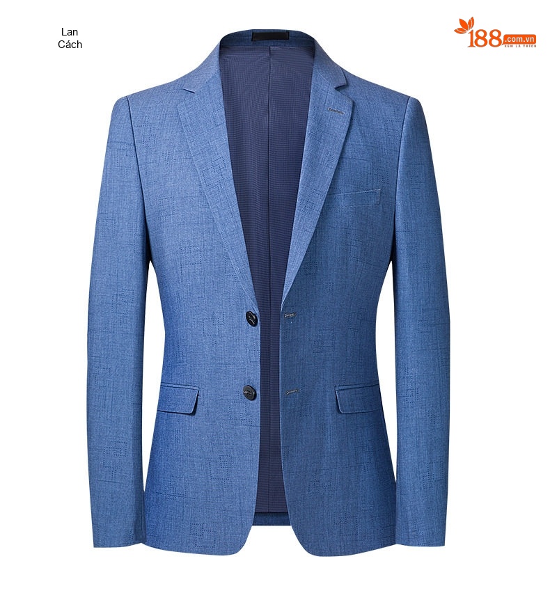 Áo Vest Nam Mỏng Nhẹ Dáng Ôm Vừa Vặn Màu Xanh Lam chi tiết 14