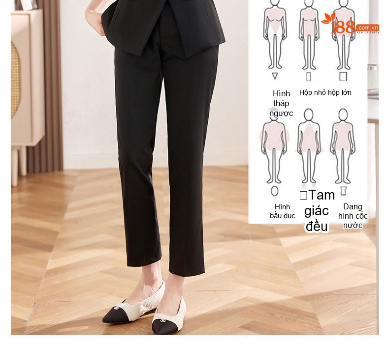 Bộ Vest Công Sở Nữ Tay Ngắn Màu Xám, Đen, Xanh Than (Kèm Quần/Chân Váy) chi tiết 16