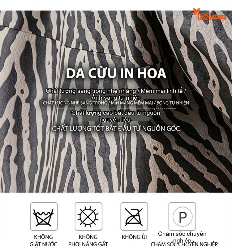 Áo Khoác Da Cừu Nữ In Họa Tiết Dáng Ngắn chi tiết 5
