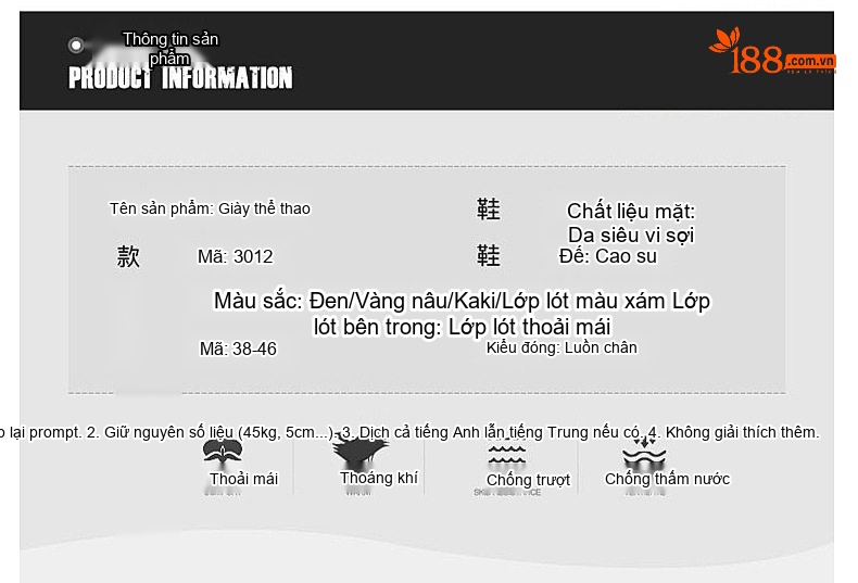 Sandal Nam Bít Mũi Da Mềm Lưới Thoáng Khí Đế Mềm Cao 3cm chi tiết 3