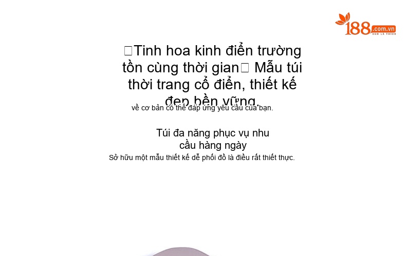 Túi Đeo Vai Nữ Da Mờ Thiết Kế Tối Giản Màu Tím, Nâu chi tiết 7