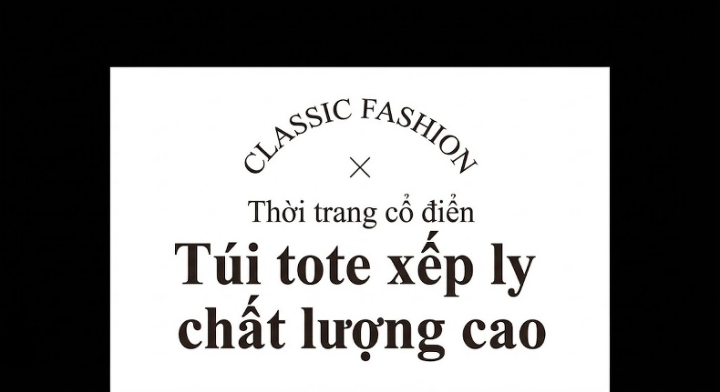 Túi Xách Tay Nữ Da Bóng Khóa Từ Tính Đeo Vai Túi Tote Đeo Chéo Phong Cách Thu Đông Màu Đen, Nâu chi tiết 1