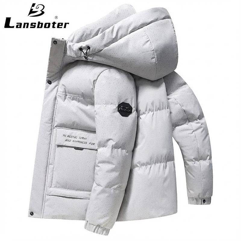 Áo Vest Nam Hai Mặt Thu Đông Thủ Công Lông Cừu Họa Tiết Xương Cá Size Lớn Màu Xám, Nâu chi tiết 14