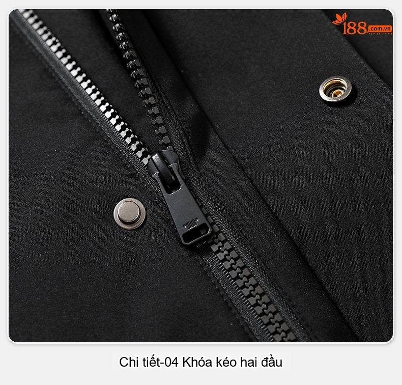Áo Khoác Phao Nam Lông Vũ 3 Trong 1 Tháo Rời Lớp Trong Giữ Ấm Mùa Đông chi tiết 27