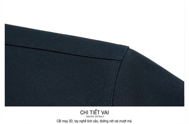 Áo Thun Polo Nam Tay Ngắn Lụa Tơ Tằm Trung Niên Màu Đỏ Rượu, Xám Đậm, Xanh Rêu, Xanh Đậm... chi tiết 17
