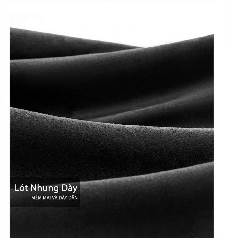Áo Polo Nam Tay Dài Cotton Lót Lông Cừu Màu Xanh Dương, Xanh Navy, Kem, Xanh Lá chi tiết 24