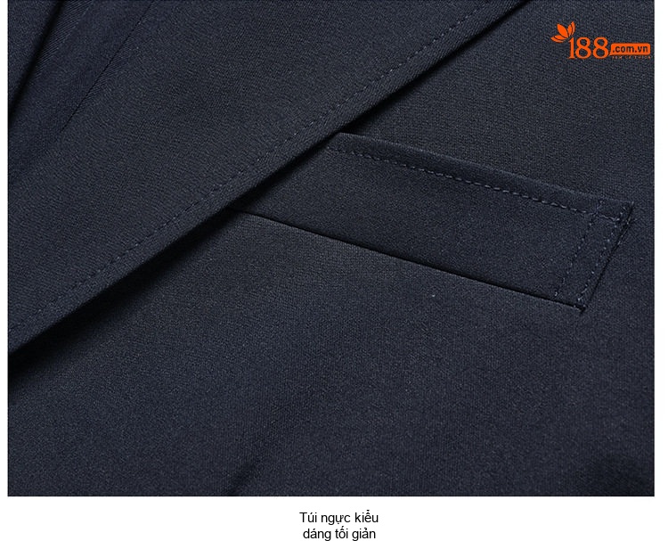 Áo Blazer Nam Phong Cách Hàn Quốc Chống Nhăn Màu Đen, Xám, Trắng Kem chi tiết 18