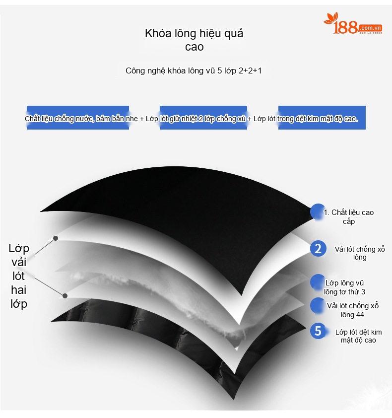 Áo Khoác Nam Lông Cừu Có Mũ Lót Lông Vũ Ấm Áp Màu Nâu, Đen chi tiết 9