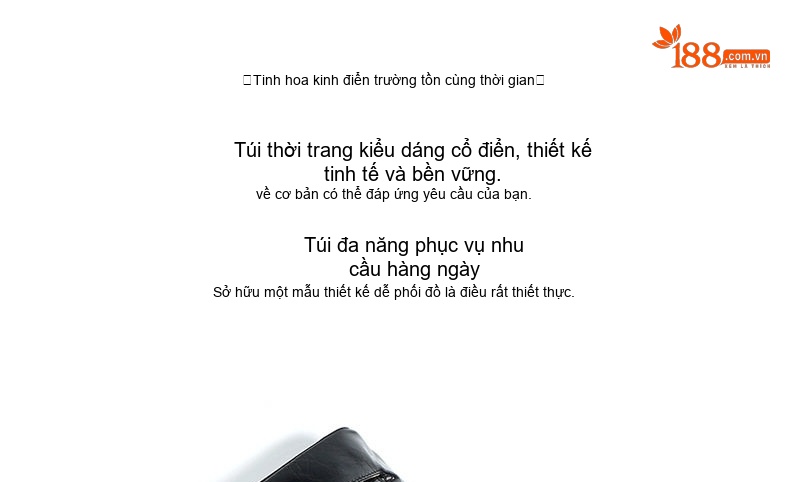 Túi Đeo Vai/Đeo Chéo Nữ Da Bò Bề Mặt Bóng Bẩy Khóa Kéo Kiểu Dáng Retro Màu Đen, Nâu, Trắng Kem chi tiết 6