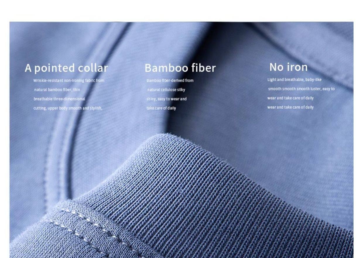 Áo Thun Dài Tay Nam Cotton Lụa Mềm Mại Form Rộng Màu Xanh Navy, Xám, Đen, Nâu chi tiết 5
