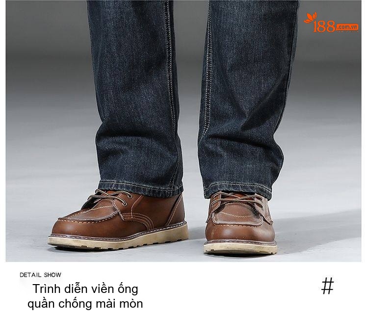 Quần Jean Nam Ống Suông Rộng Co Giãn Thoải Mái chi tiết 43