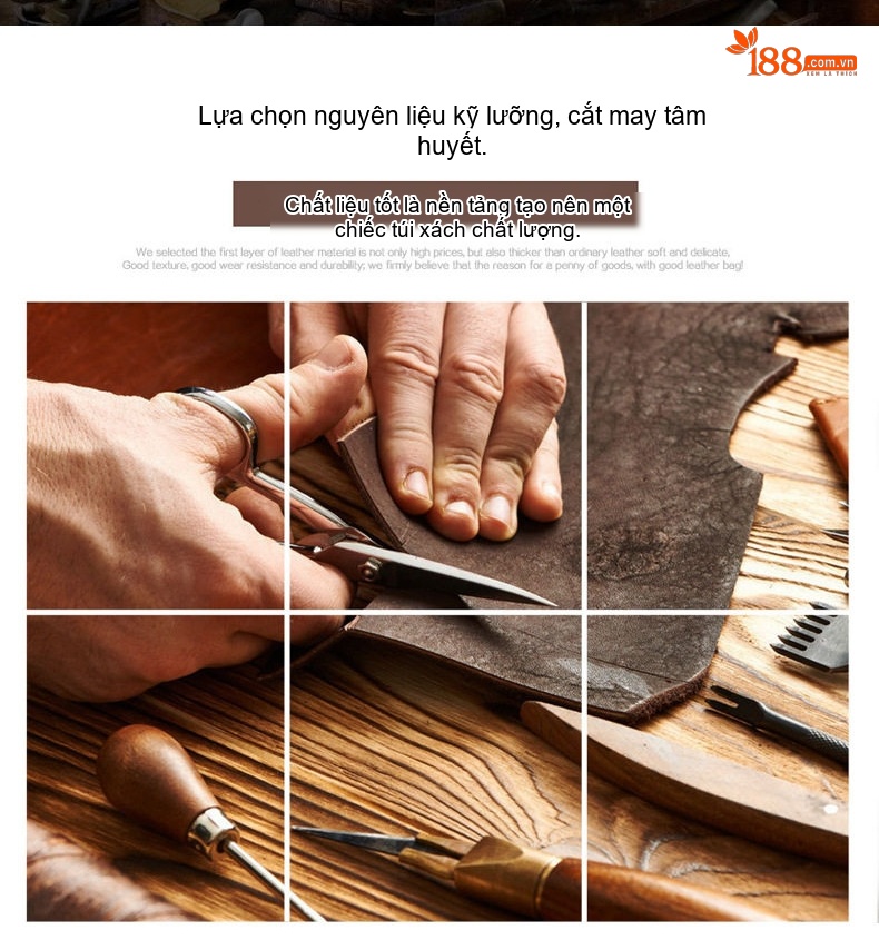 Túi Xách Tay Nữ Da Hoa Văn Erase Lớn Đeo Vai Dáng Trung Niên Màu Đen, Nâu chi tiết 3