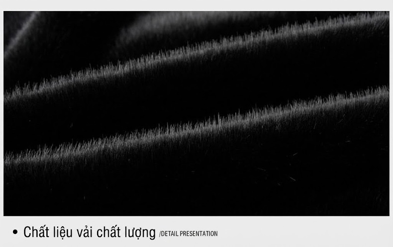 Áo Khoác Lông Nam Trung Niên Kim貂绒 Lót Lông Giả Da Chồn Dáng Bomber Màu Nâu, Đen chi tiết 26