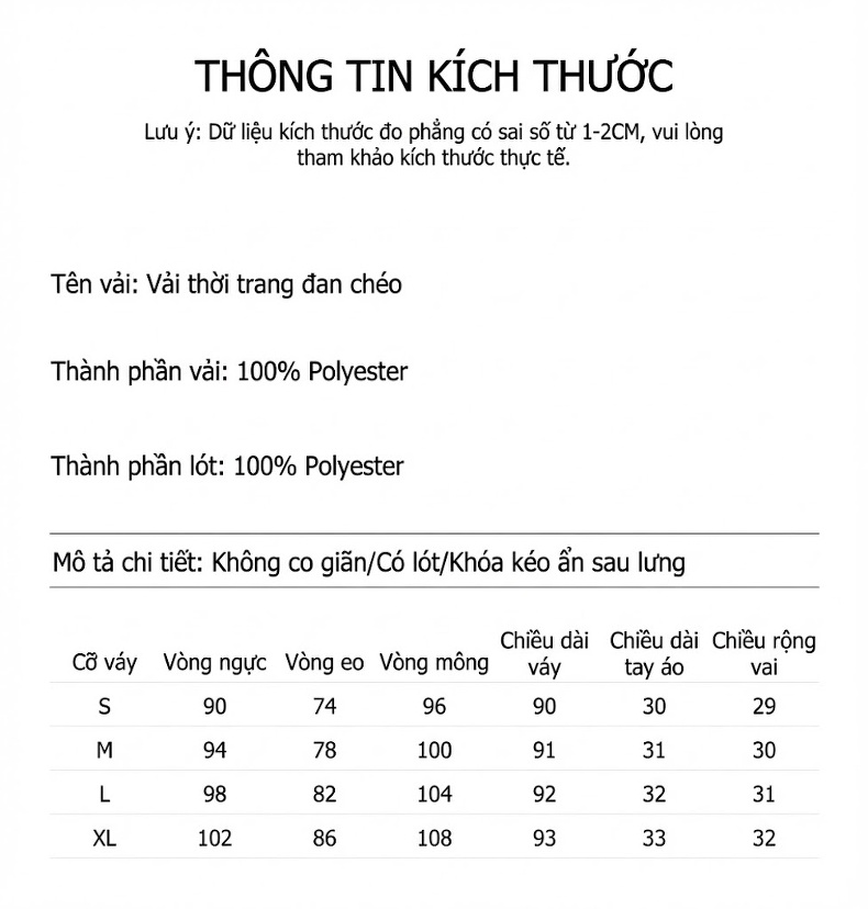 Váy Suông Nữ Tay Lửng Cổ Tròn Đính Đá Sang Trọng Màu Trắng chi tiết 2