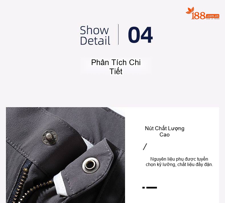 Quần Âu Nam Dáng Suông Co Giãn Nhẹ Kiểu Dáng Thanh Lịch Màu Xám, Đen, Xanh Navy chi tiết 9