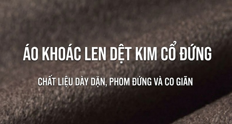Áo Khoác Nam Dệt Kim Lông Cừu Cổ Bẻ Phong Cách Công Sở Màu Nâu, Đen chi tiết 1