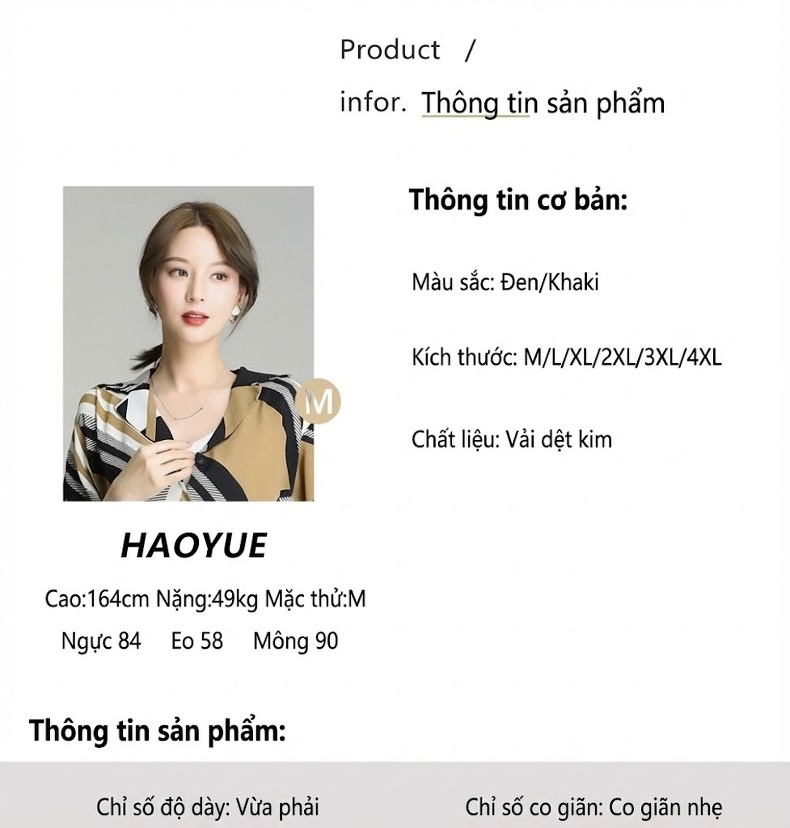 Chân Váy Midi Nữ Lưng Cao dáng chữ A Thời Trang Màu Đen, Nâu, Xám chi tiết 23