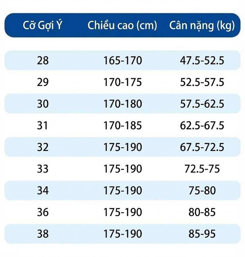 Quần Jean Dáng Suông Nam Co Giãn Thoải Mái Màu Xanh Đậm, Xanh Nhạt chi tiết 13