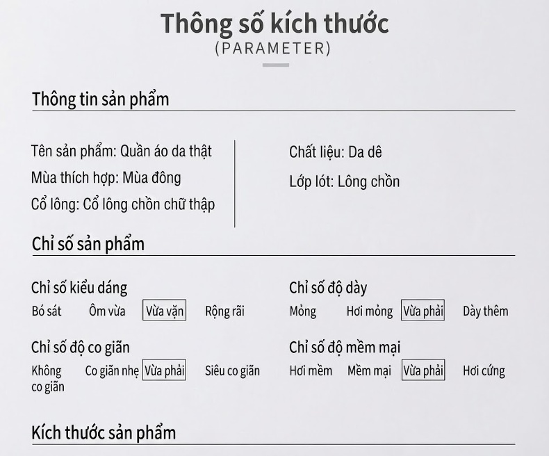 Áo Khoác Da Thật Nam Lót Lông Chồn Cổ Lông Sơn Dương Dáng Dài Màu Đen, Xám chi tiết 9