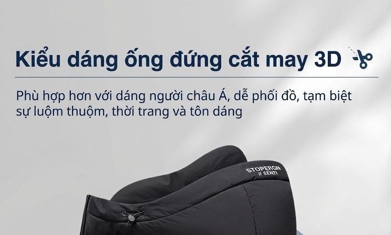 Áo Phao Nam 90 Bạch Áp Nhung Dày Dặn Có Mũ Trùm Đầu Màu Đen chi tiết 15