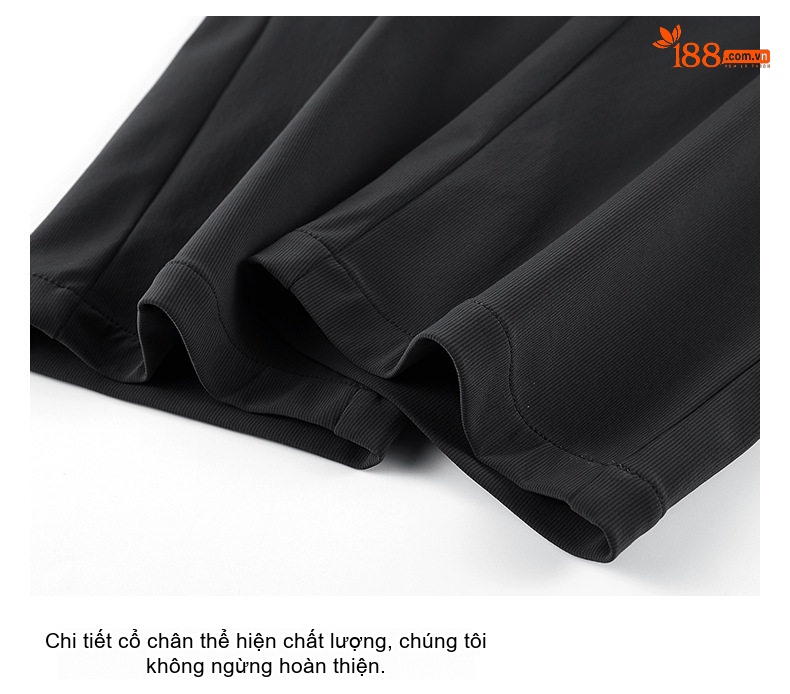 Quần Dài Nam Ống Đứng Lưng Thun Co Giãn Mùa Hè Thoáng Mát Màu Đen, Xám chi tiết 21