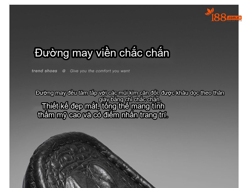 Giày Lười Nam Da Bò Vân Cá Sấu Chiều Cao Đế Khoảng 2cm Màu Đen, Nâu, Vàng chi tiết 12