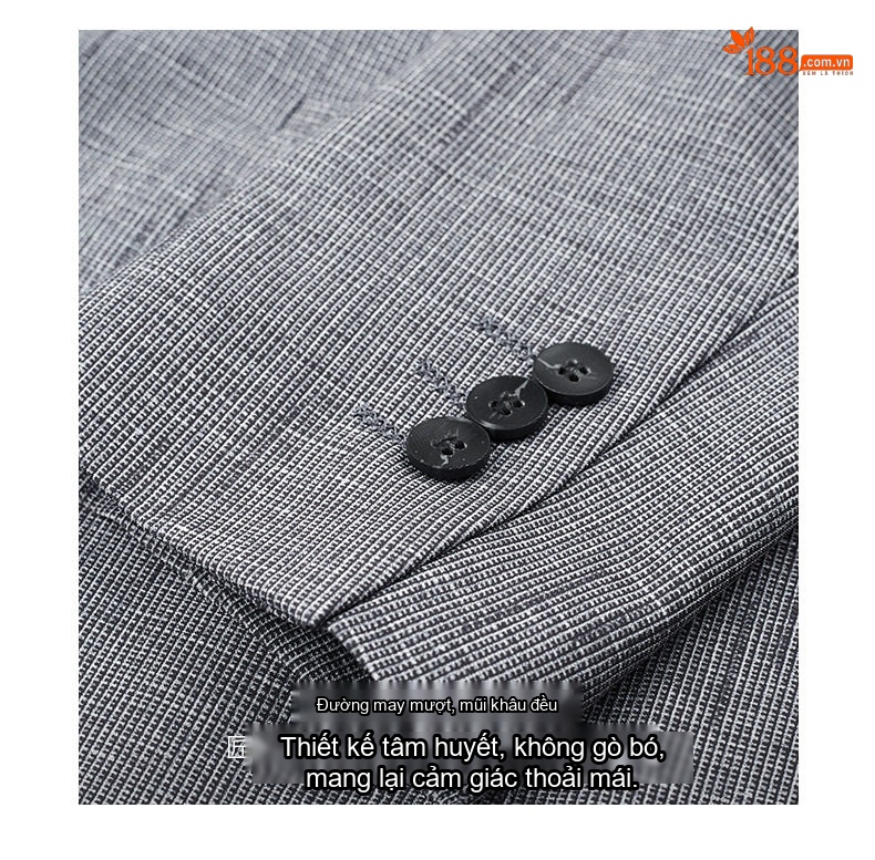 Áo Vest Nam Mỏng Dáng Ôm Phong Cách Hàn Quốc Màu Xám chi tiết 7