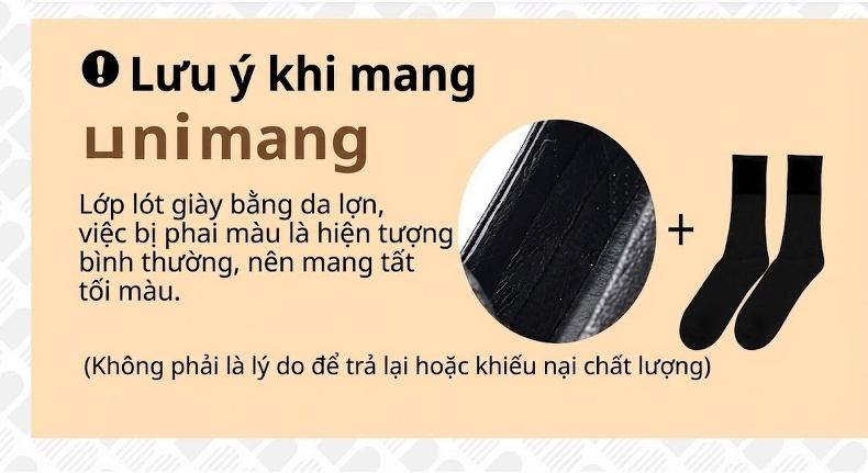 Giày Lười Nam Da Bò Chiều Cao Đế Khoảng 3cm Màu Đen chi tiết 14