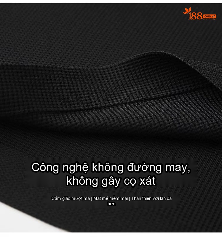 Áo Polo Nam Cộc Tay Ice Silk Không Nhăn Thoáng Khí Màu Đen, Xám, Xanh Navy chi tiết 9