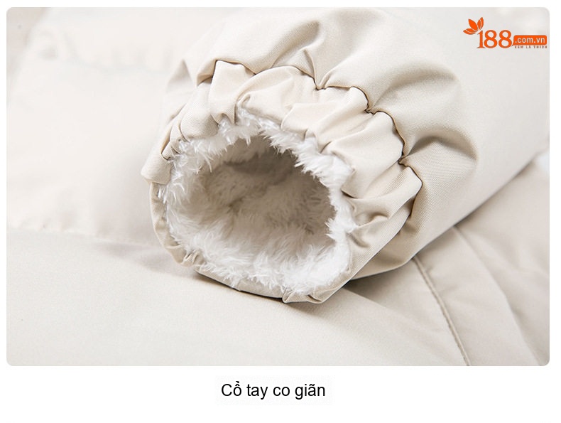 Áo Khoác Bông Nam Nữ Cổ Trụ Lót Lông Hai Mặt Dày Dặn Màu Trắng, Đen, Hồng, Xanh... chi tiết 28