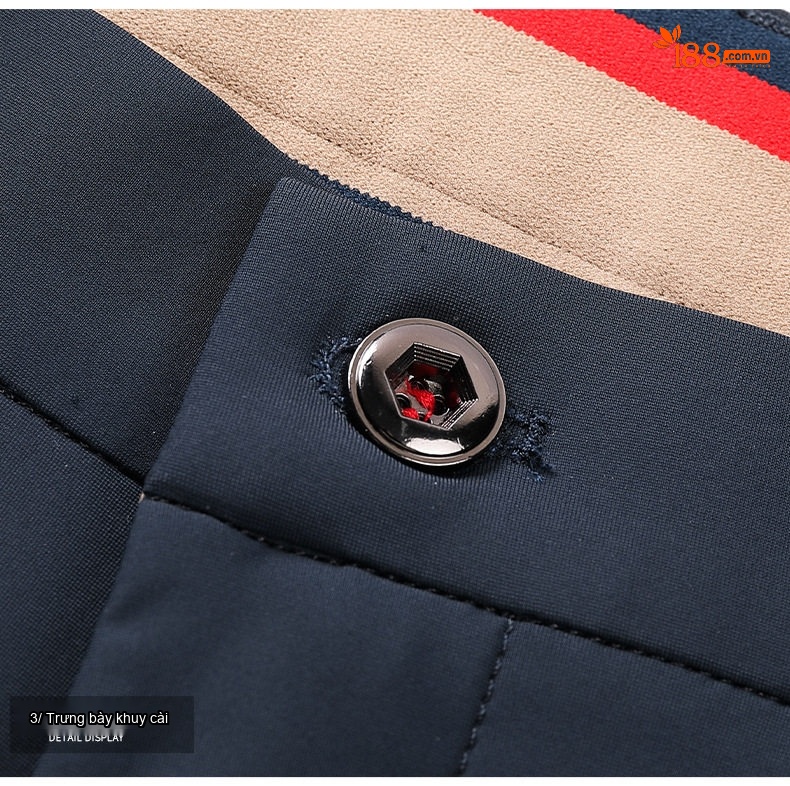 Quần Tây Nam Dáng Ôm Vừa Vặn Mỏng Nhẹ Màu Đen, Xanh Navy, Kem, Xám chi tiết 11