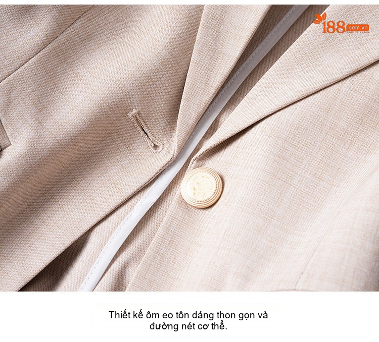 Áo Blazer Nữ Kèm Khăn Lụa Thiết Kế Mỏng Tay Lỡ Phong Cách Công Sở Màu Trắng, Xanh, Xám, Kem... chi tiết 8