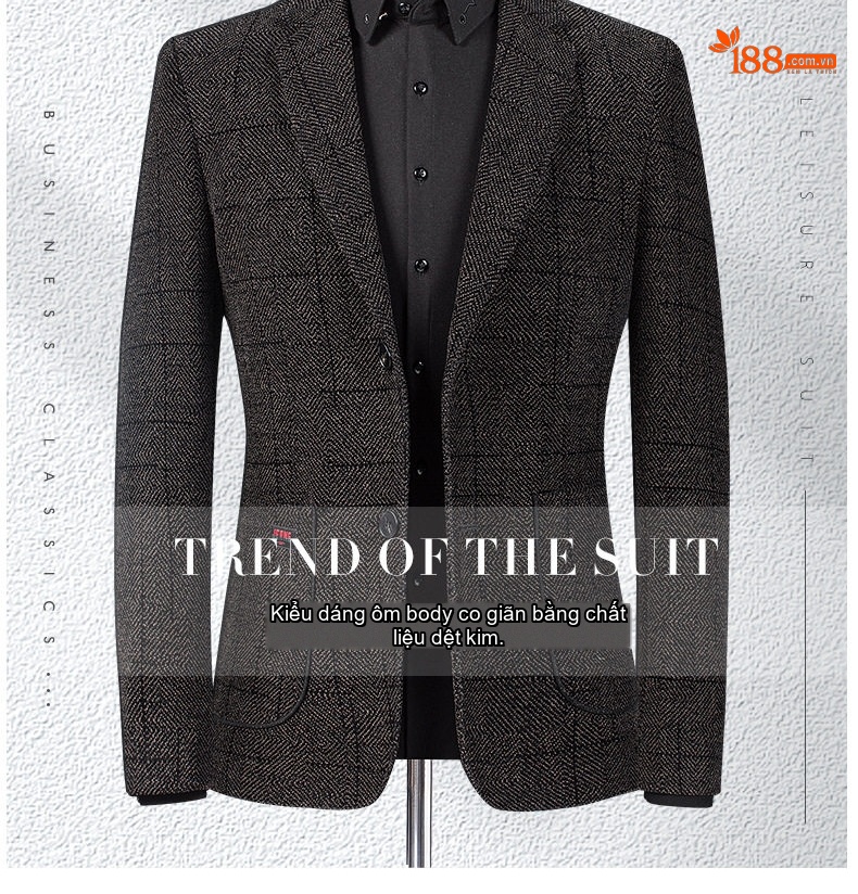 Áo Vest Nam Dáng Ôm Lót Cotton Dày Dặn Phong Cách Hàn Quốc Màu Xám Đen chi tiết 2