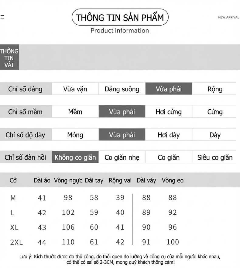 Áo Khoác Dạ Nữ Bộ Đầm Liền Thân Dáng Ôm Thanh Lịch Màu Đỏ, Xám, Nâu chi tiết 7