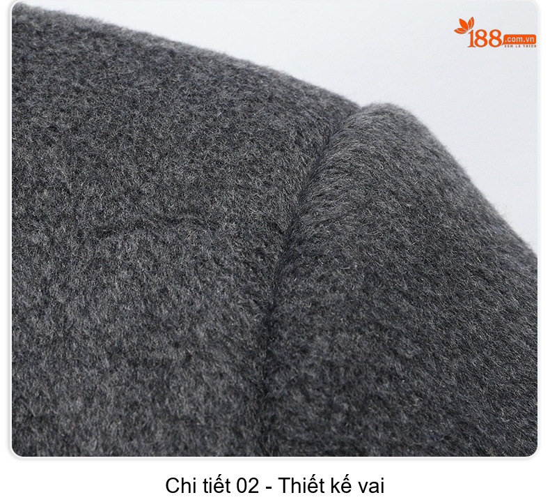 Áo Khoác Dạ Nam Lót Lông Vũ Dày Dặn Tháo Rời Màu Đen, Xám chi tiết 22